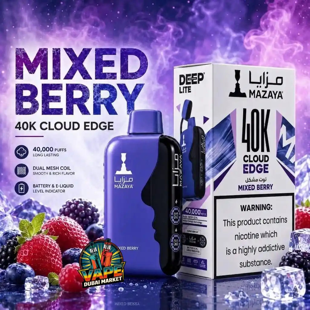 Mazaya Cloud Edge 40000 Puffs 20MG Nicotine Vape in Dubai