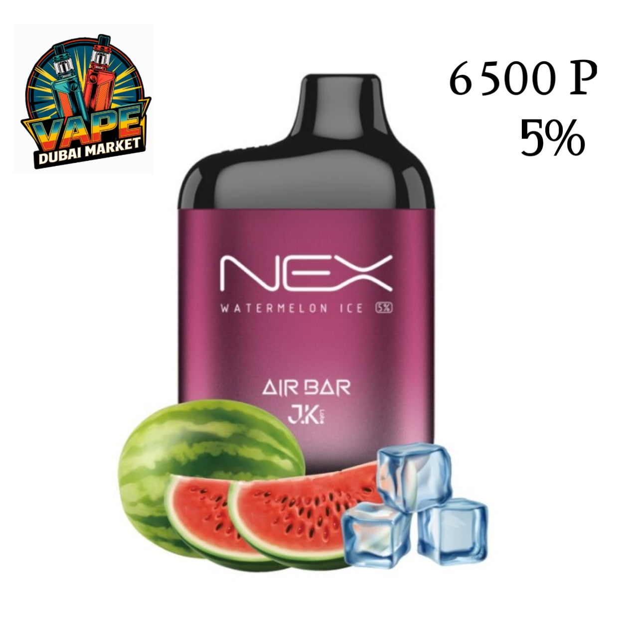 Air Bar Nex Watermelon Ice – disposable vape with watermelon ice flavor