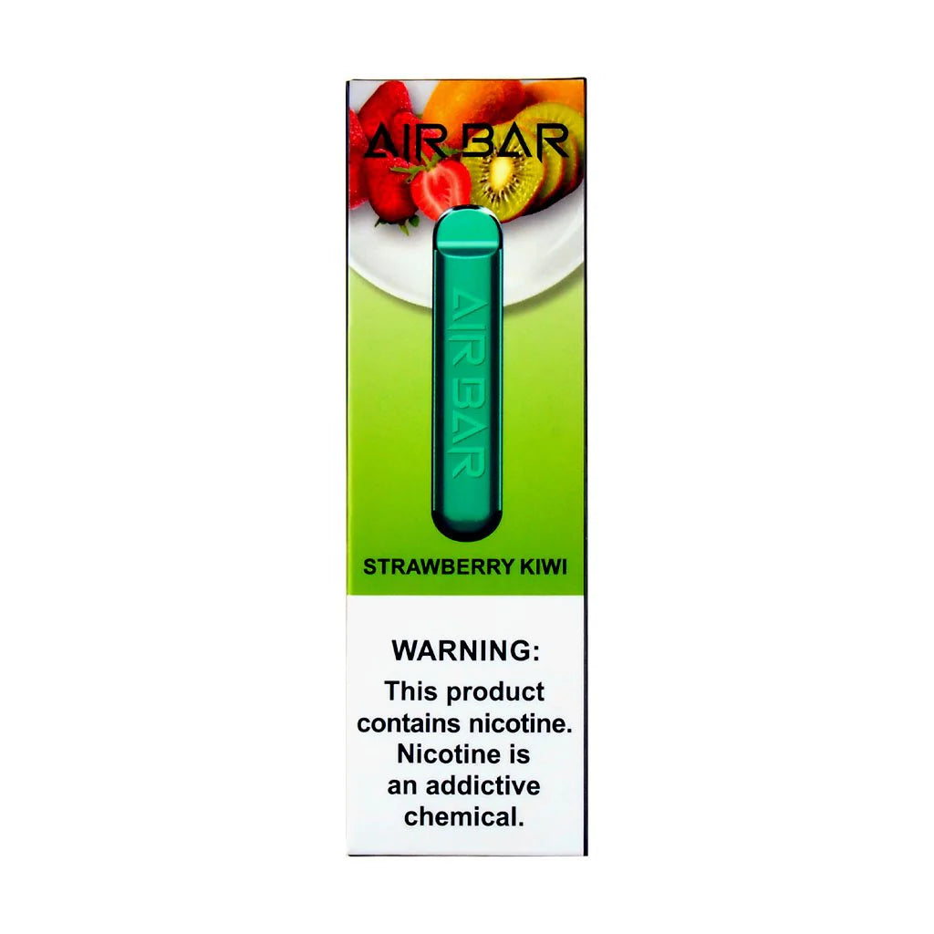 Air Bar Strawberry Kiwi disposable vape flavor packaging in UAE