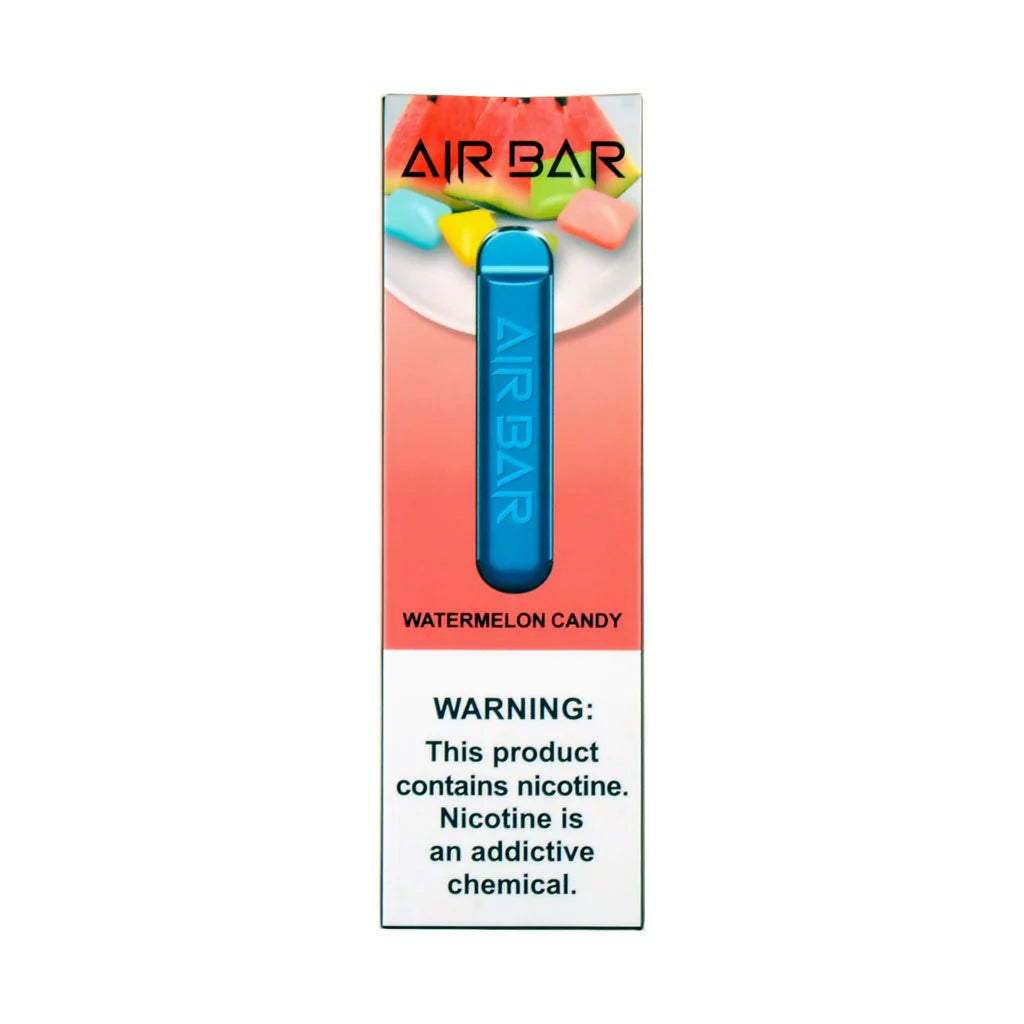 Air Bar Watermelon Candy disposable vape flavor packaging in UAE