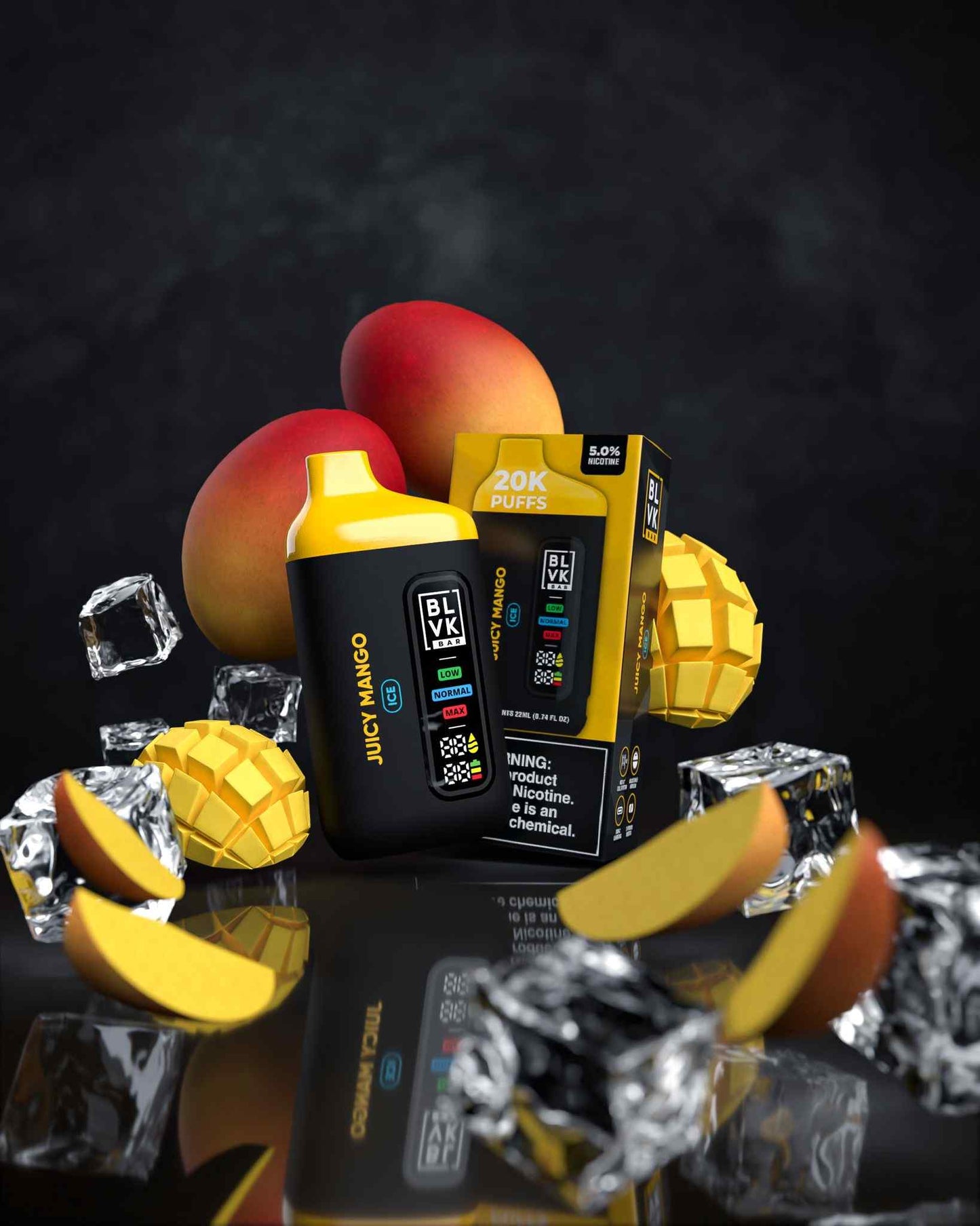 BLVK Bar 20000 Puffs Disposable Vape Juicy Mango Flavor