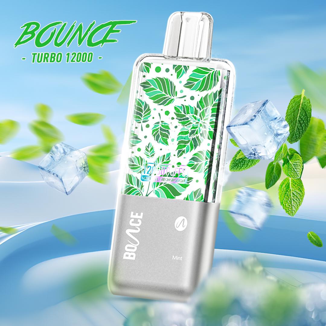 Bounce Turbo 12000 Mint – disposable vape with mint flavor