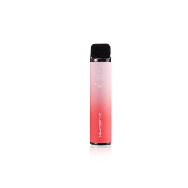 Elf Bar 3500 Strawberry Ice – disposable vape pod with pink gradient, strawberry ice flavor