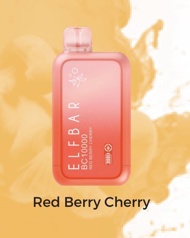 Elf Bar BC10000 Red Berry Cherry – disposable vape with red berry cherry flavor