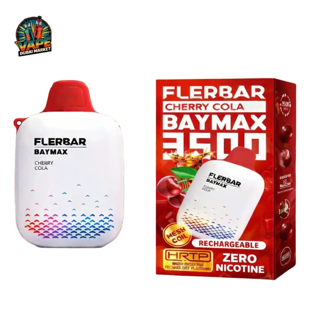 Buy Flerbar Baymax 3500 Puffs Disposable Vape Zero Nic