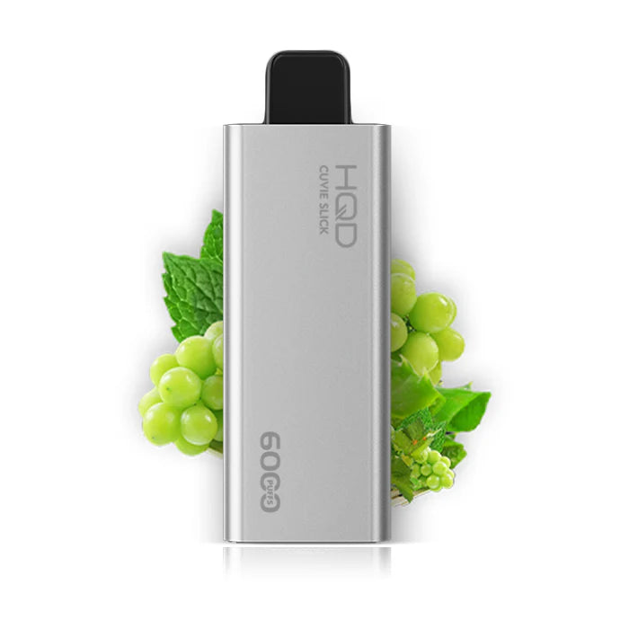 HQD Cuvie Slick Mint Grape – 6000 puffs disposable vape with mint grape flavor