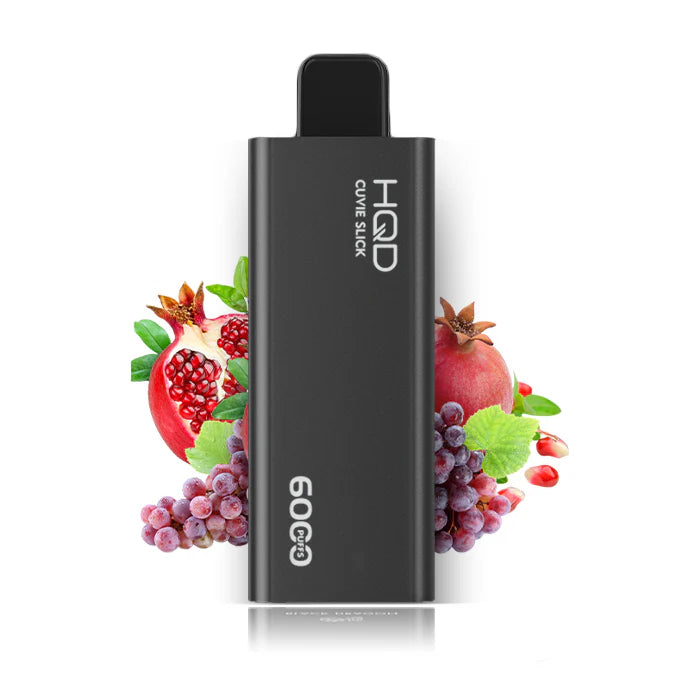 HQD Cuvie Slick Pomegranate Grape – 6000 puffs disposable vape with pomegranate grape