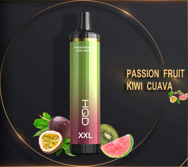 HQD XXL 4500 PUFFS Disposable Vape Passion Fruit Kiwi Guava Flavor
