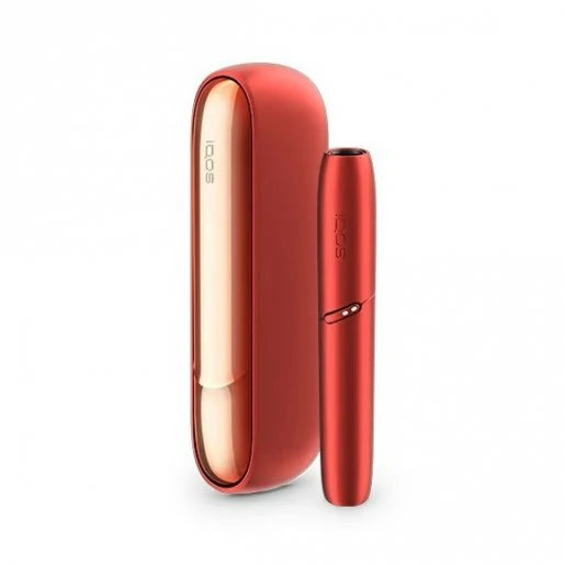 IQOS ORIGINALS DUO New Version red device and charger, advanced tobacco heating kit