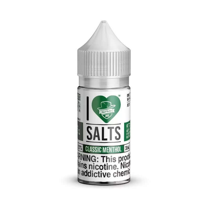 I Love Salts Classic Menthol nicotine salt e-liquid bottle