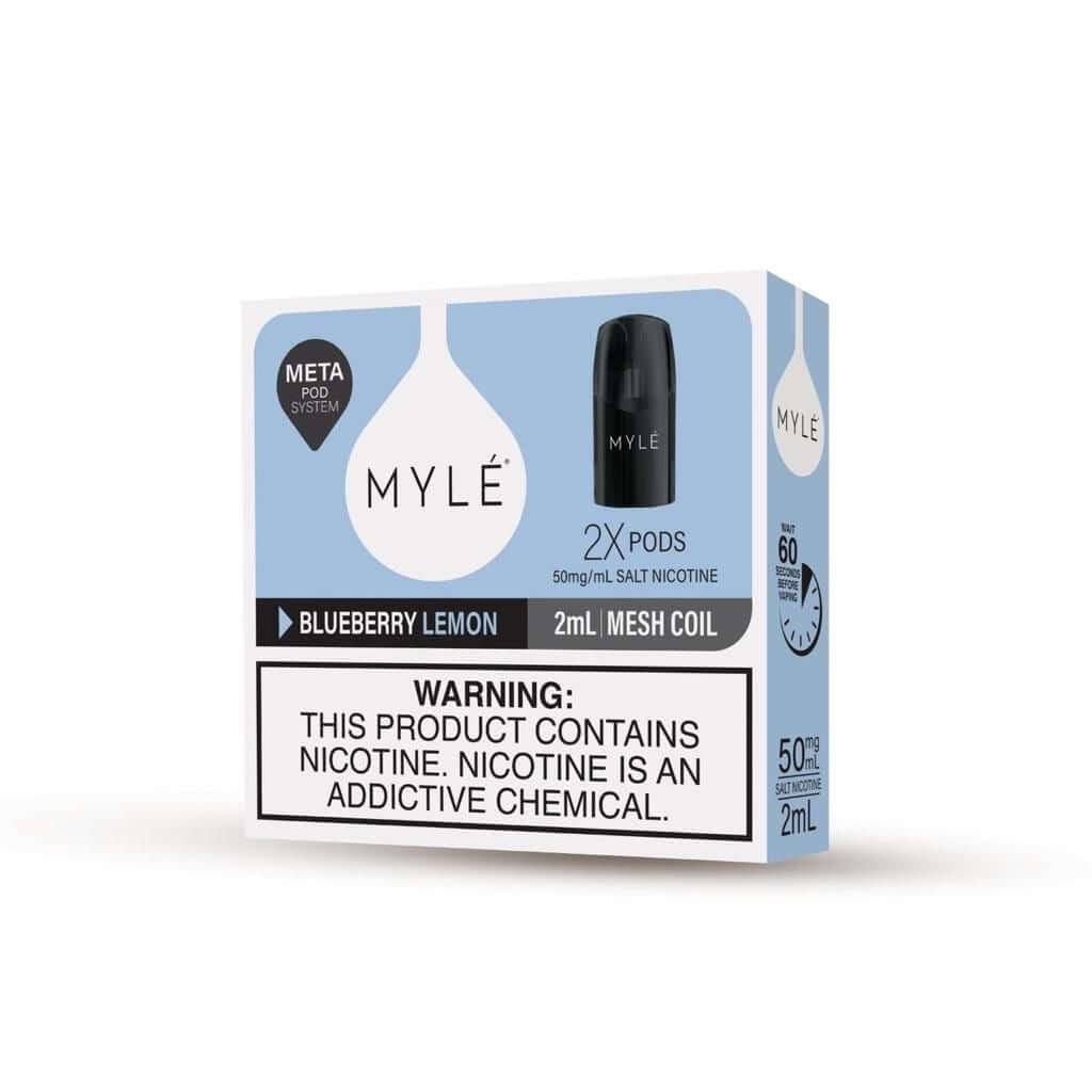Myle V5 Blueberry Lemon pod 1600 puffs 2ml mesh coil