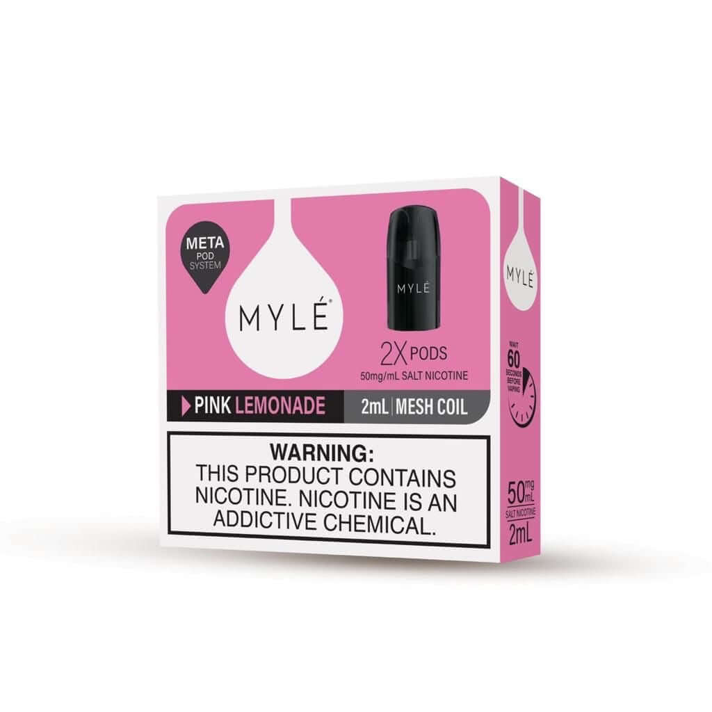 Myle V5 Pink Lemonade pod 1600 puffs 2ml mesh coil