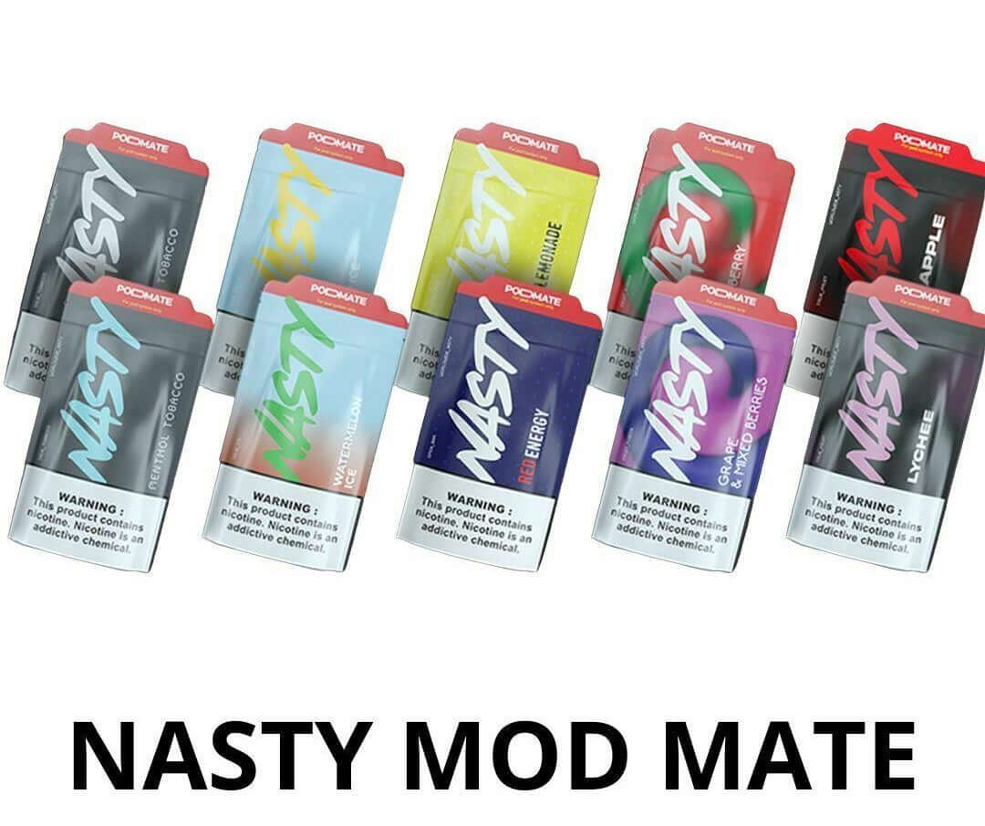 Nasty Mod Mate disposable vape pod flavors collection