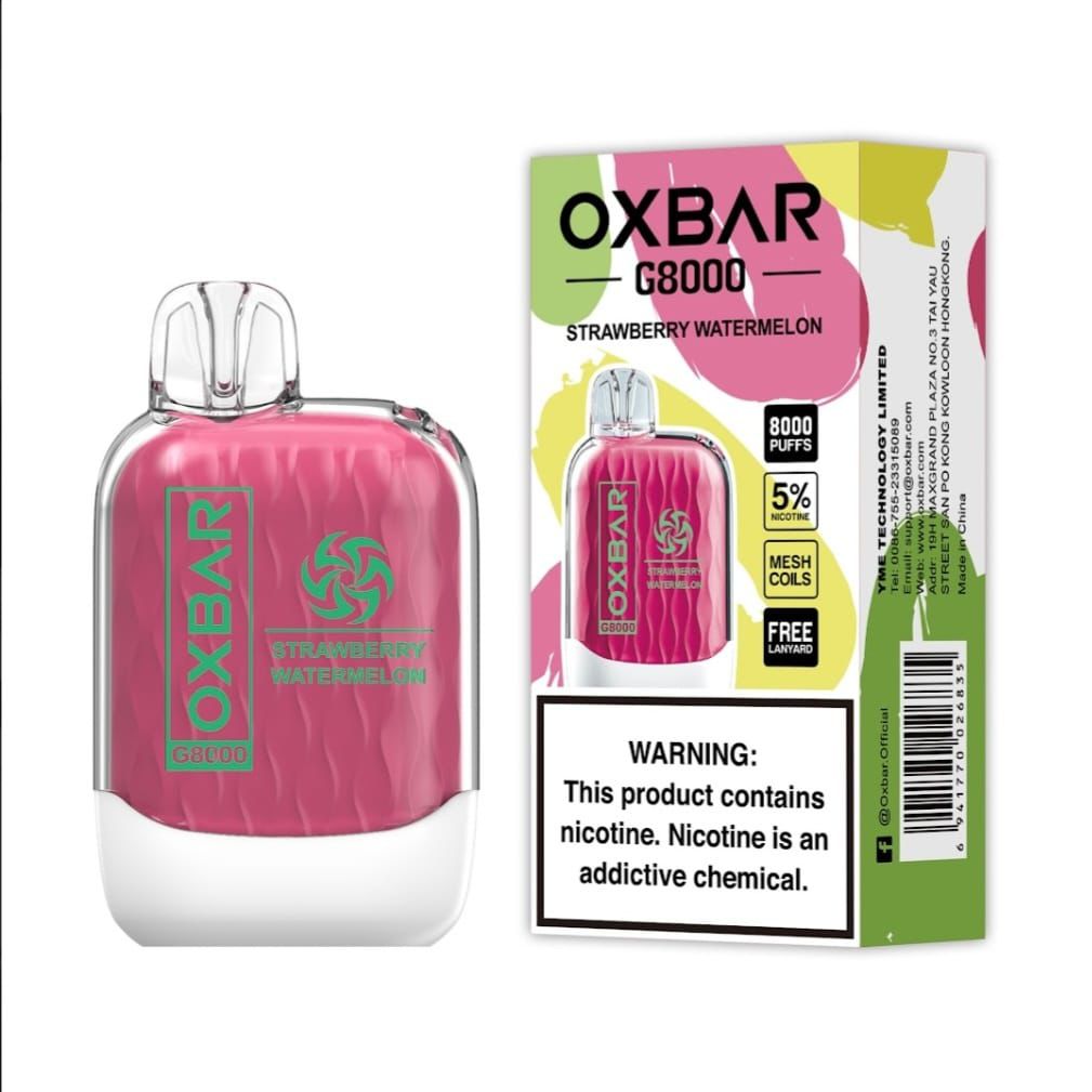 OXBAR G8000 Strawberry Watermelon – disposable vape 8000 puffs with strawberry watermelon