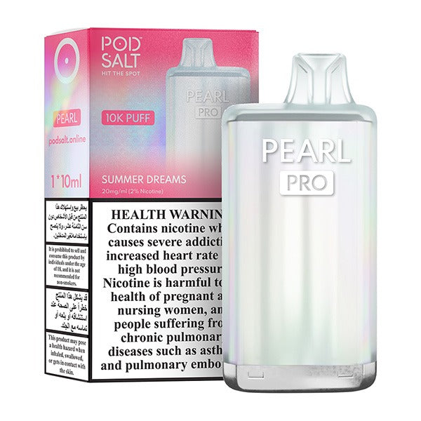 Pod Salt Pearl Pro Summer Dreams – 10K puffs disposable vape with summer dreams flavor