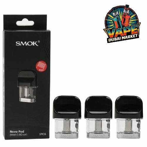 SMOK Novo mesh pod 3 pack with black box