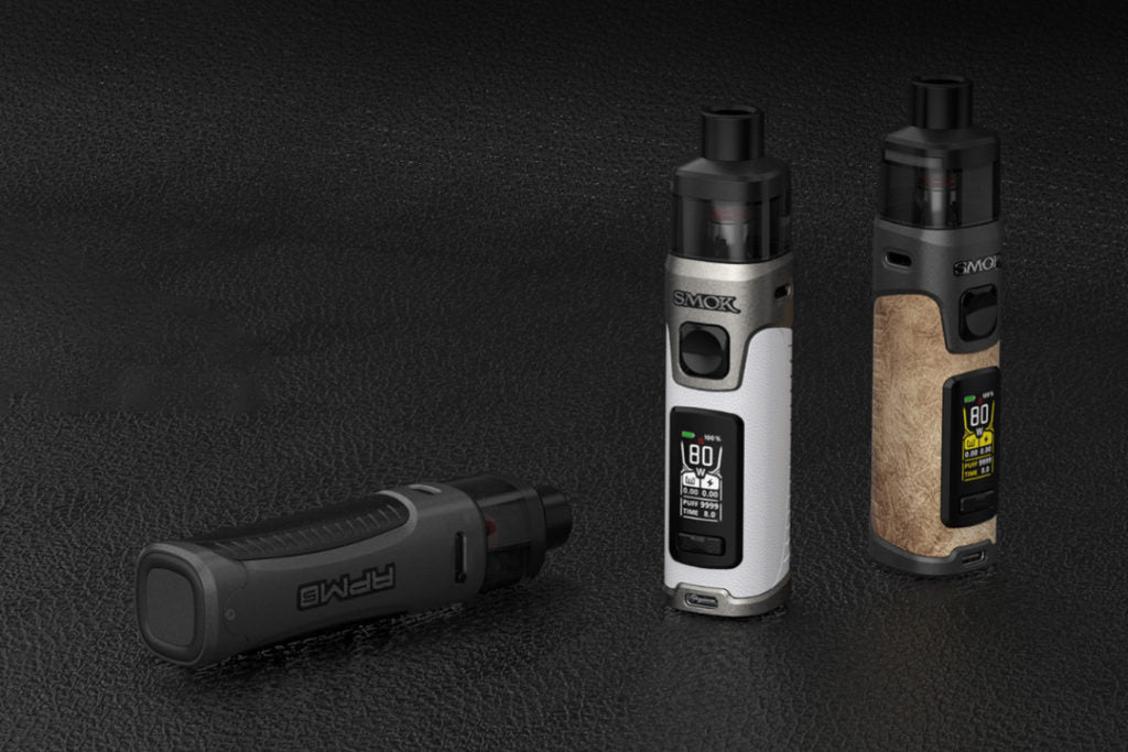 SMOK RPM 5 Pro Pod Mod Kit 80W black, whitw and ash color pod system