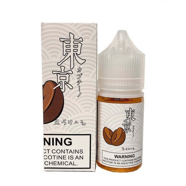Tokyo Cappuccino e-liquid bottle and box Vape Dubai Market