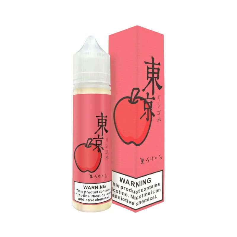 Tokyo apple ice e-liquid 60ml bottle and box Japan vape juice