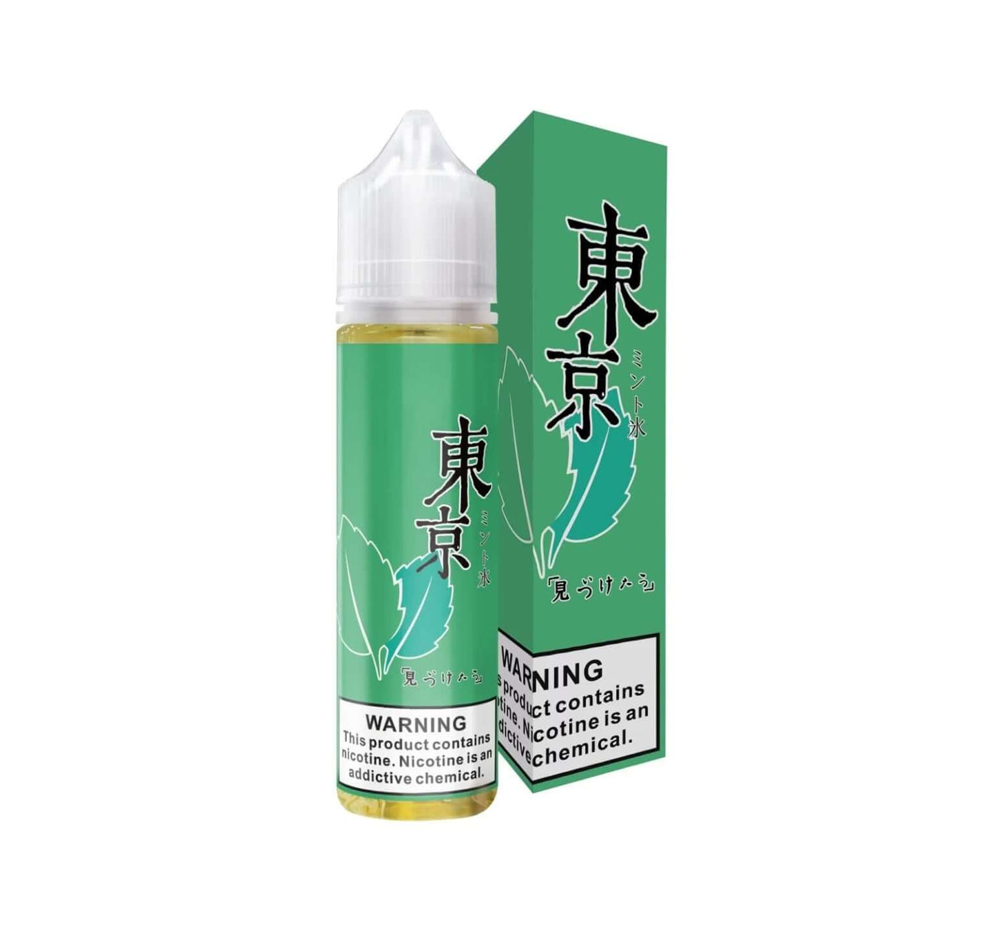 Tokyo mint e-liquid 60ml bottle and box Japan vape juice