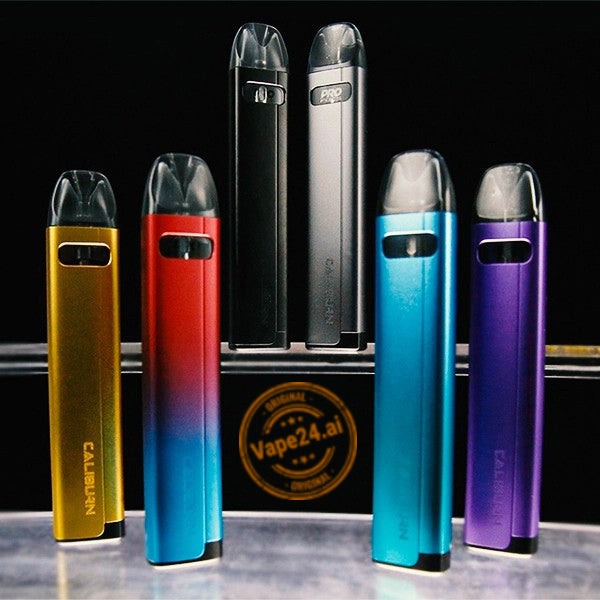 Uwell Caliburn A2S Pod Kit all color options lineup