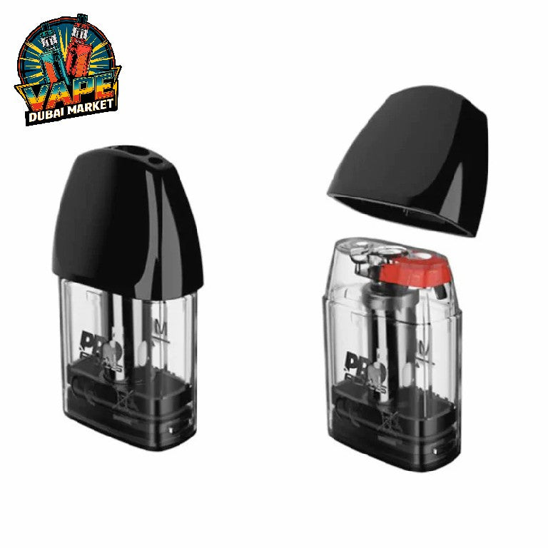 Uwell Caliburn A2 replacement pod system with open and closed cap