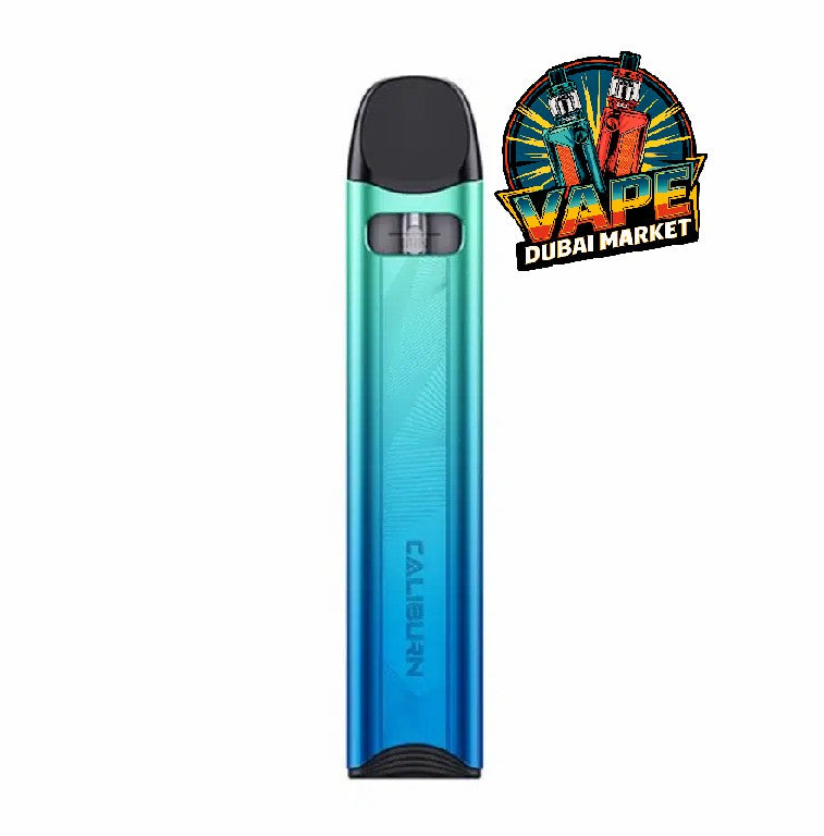 Uwell Caliburn A3S Pod System blue green color vape device