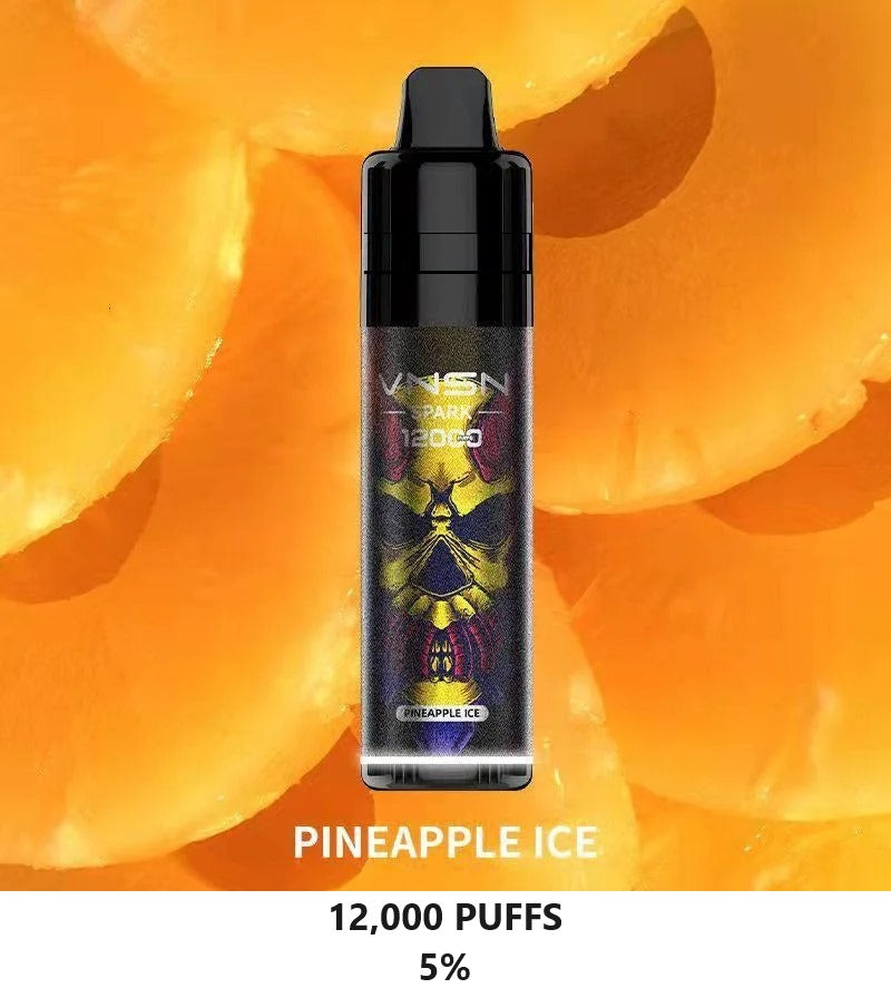 VNSN Spark Pineapple Ice disposable vape 12000 puffs with pineapple ice flavor 5% nicotine