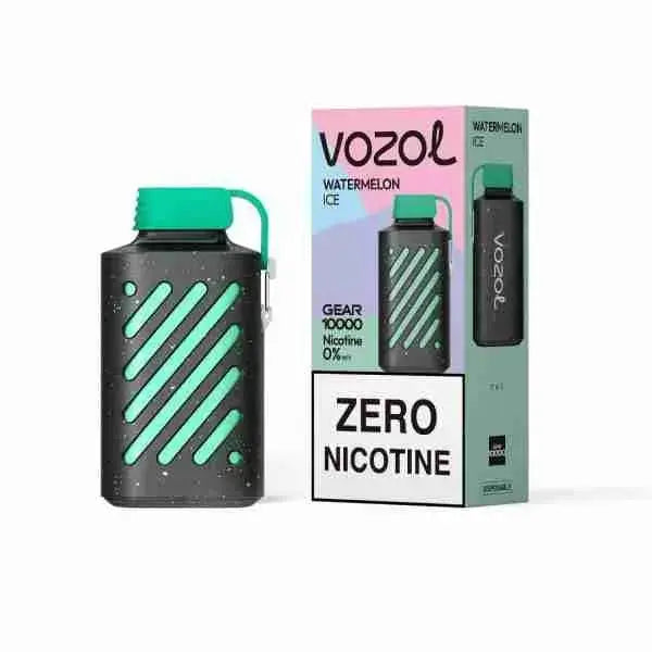 Vozol Gear 10000 Puffs Watermelon Ice disposable vape zero nicotine with package
