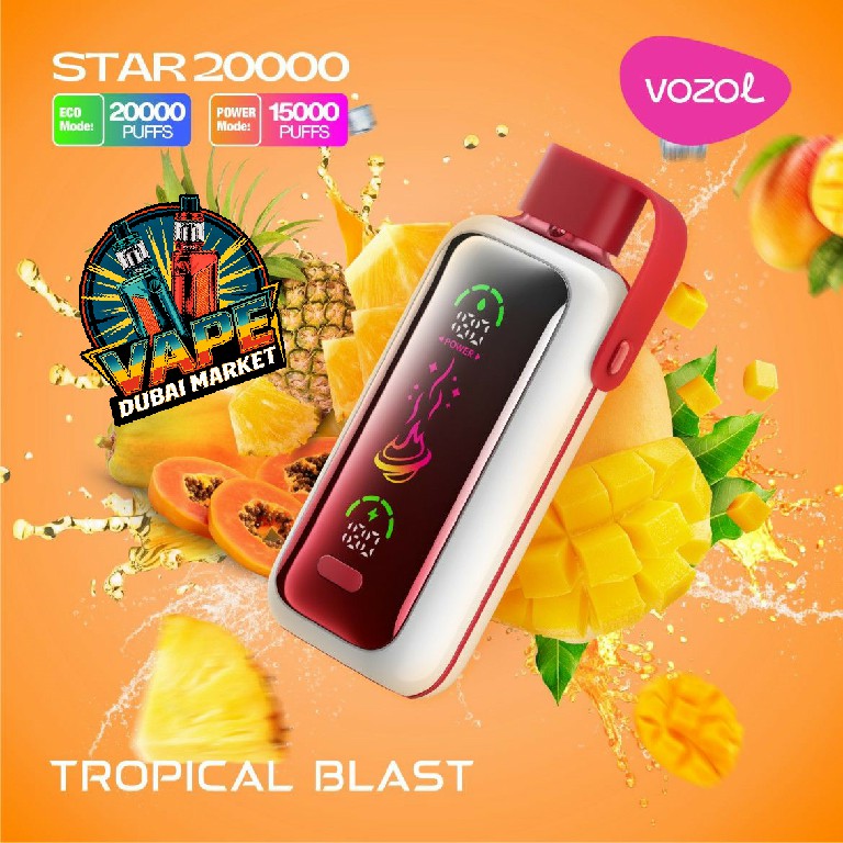 Vozol Star 20000 Puffs Tropical Blast Disposable Vape Dubai – Mixed Fruit Vape
