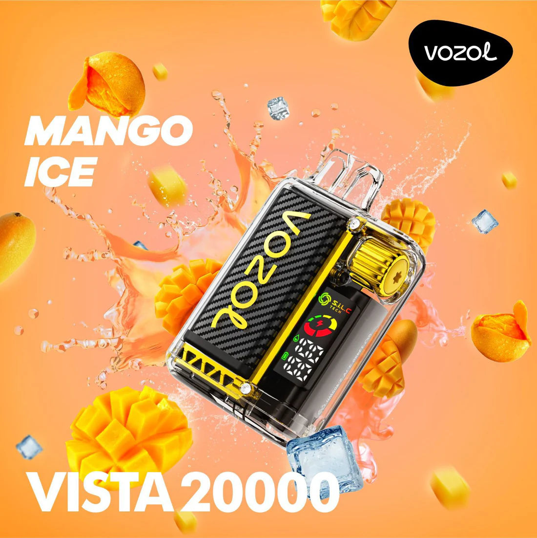 Vozol Vista 20000 Mango Ice – disposable vape with mango ice flavor