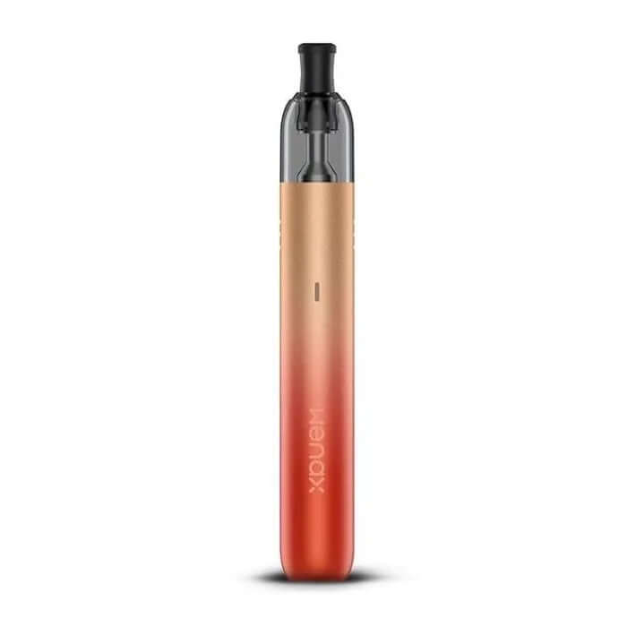 Wenax M1 Kit pod vape device in gradient gold red color