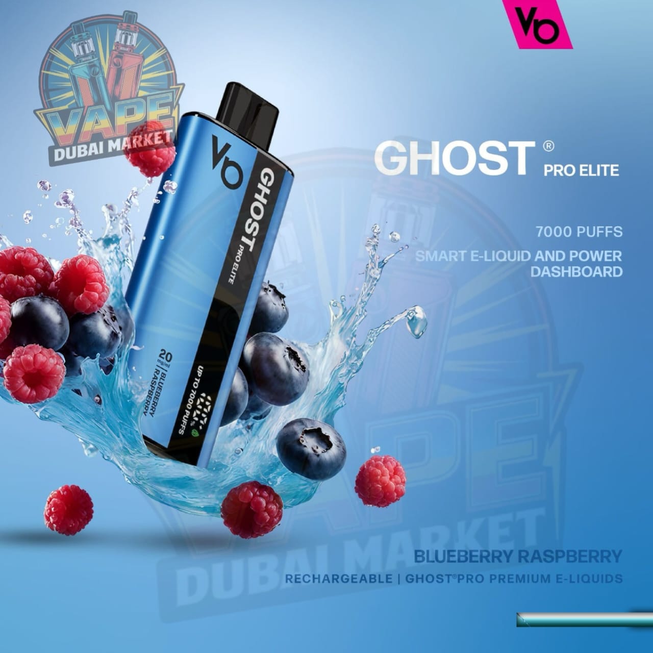 Ghost Pro Elite 7000 Puffs Disposable Vape in Dubai, UAE