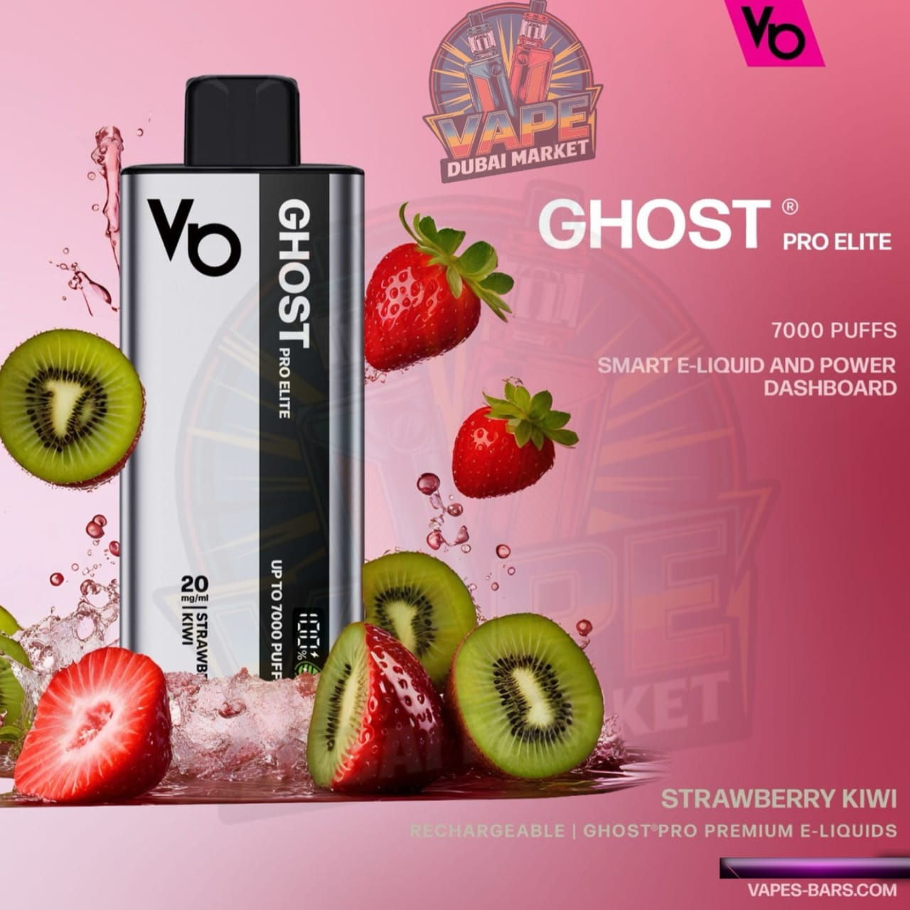 Ghost Pro Elite 7000 Puffs Disposable Vape in Dubai, UAE