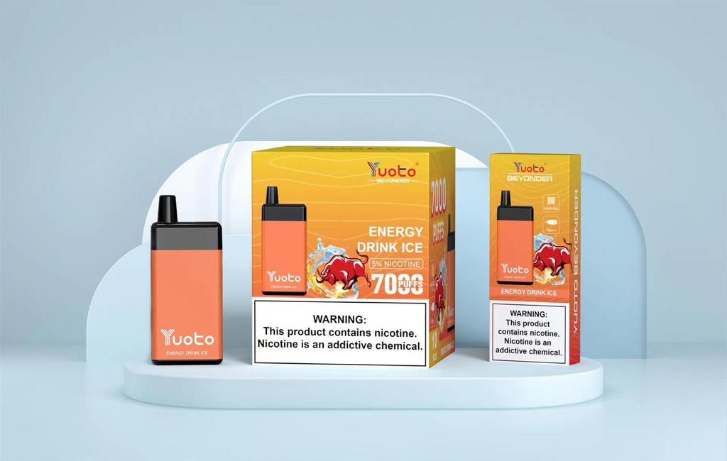 Yuoto Energy Drink Ice disposable vape 7000 puffs with energy drink ice flavor