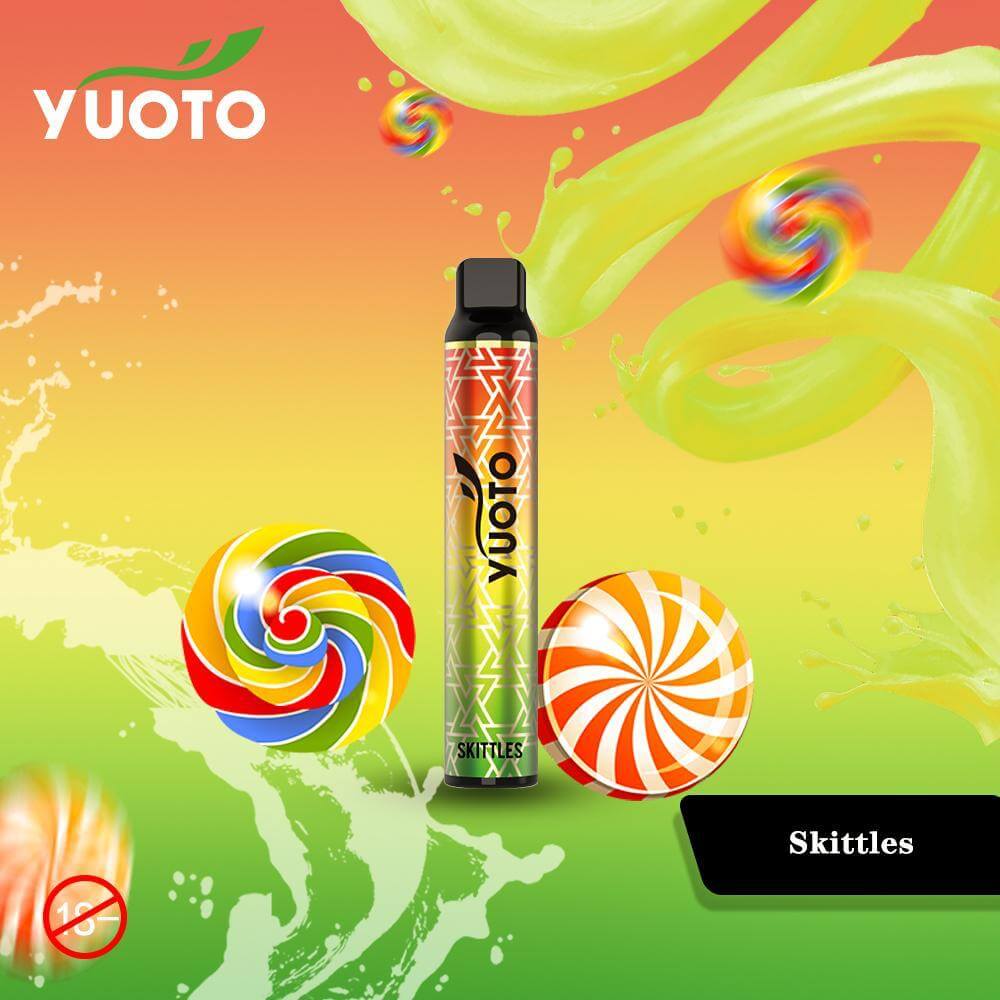 Yuoto Luscious Skittles disposable vape 3000 puffs
