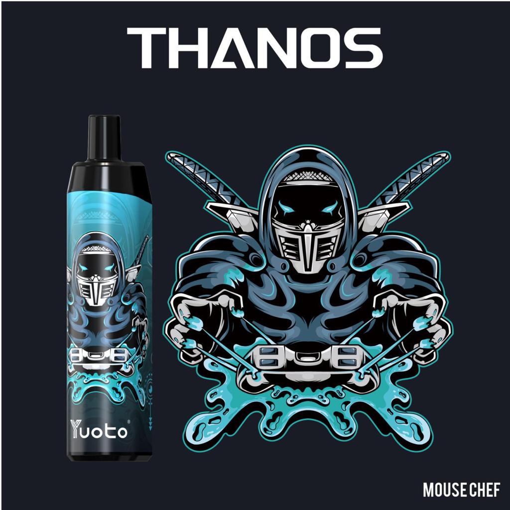 Yuoto Thanos Mouse Chef disposable vape 5000 puffs with unique mouse chef flavor