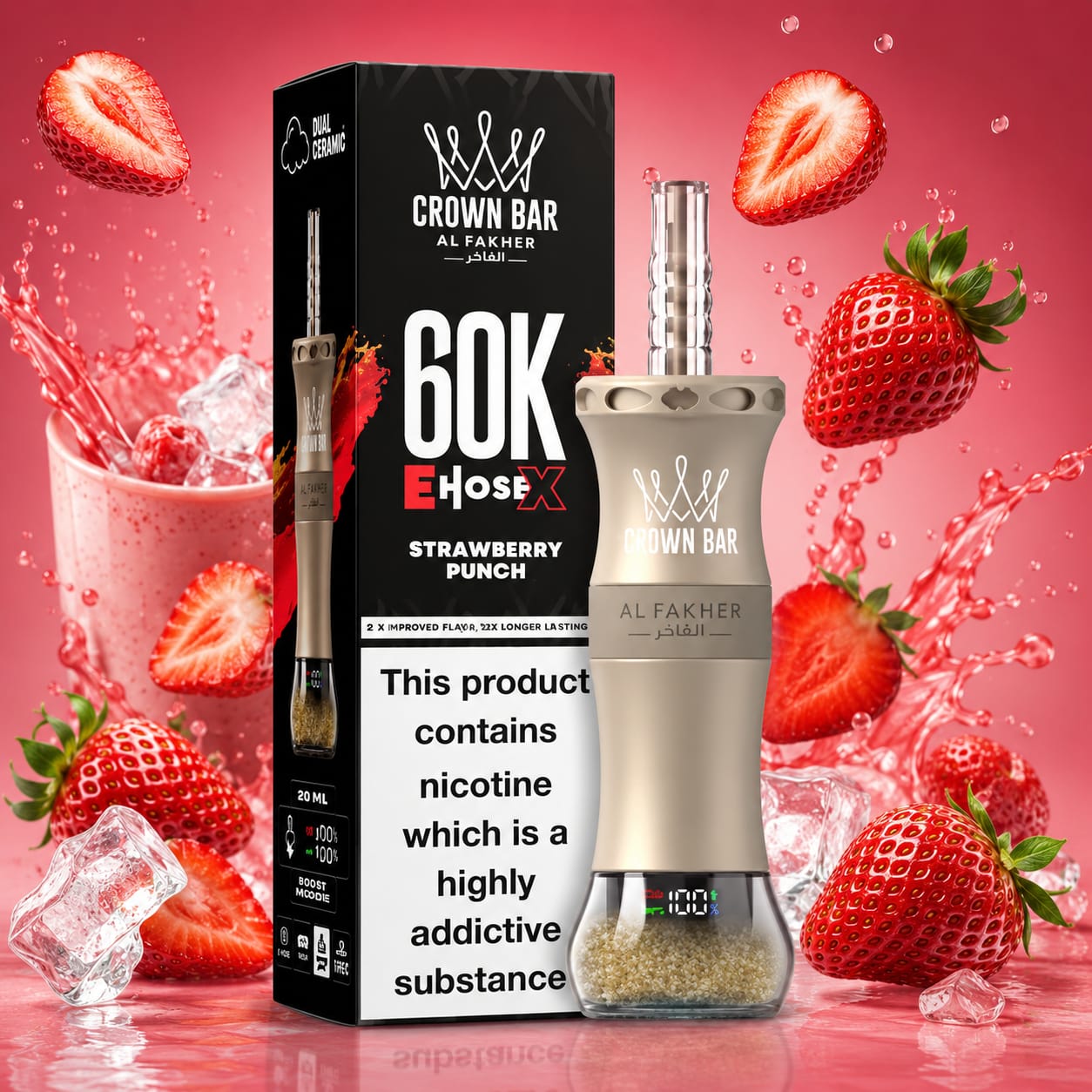 Al Fakher E Hose X 60000 Puffs Hookah Disposable Vape