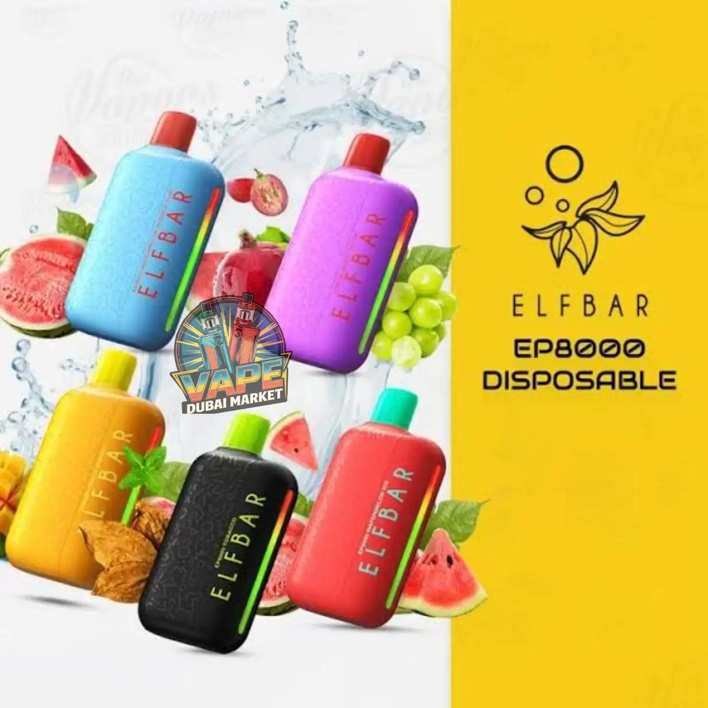 ELF Bar EP8000 Puffs Disposable Vape in Dubai