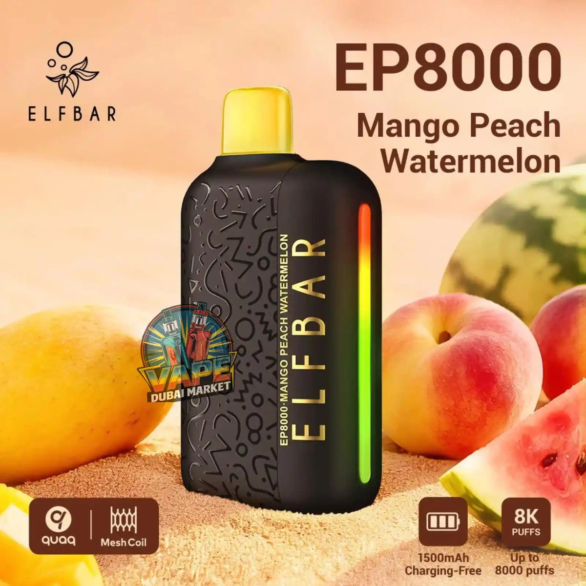 ELF Bar EP8000 Puffs Disposable Vape in Dubai