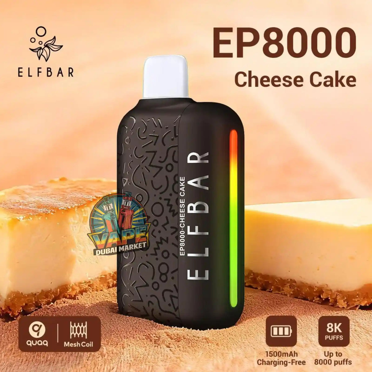 ELF Bar EP8000 Puffs Disposable Vape in Dubai