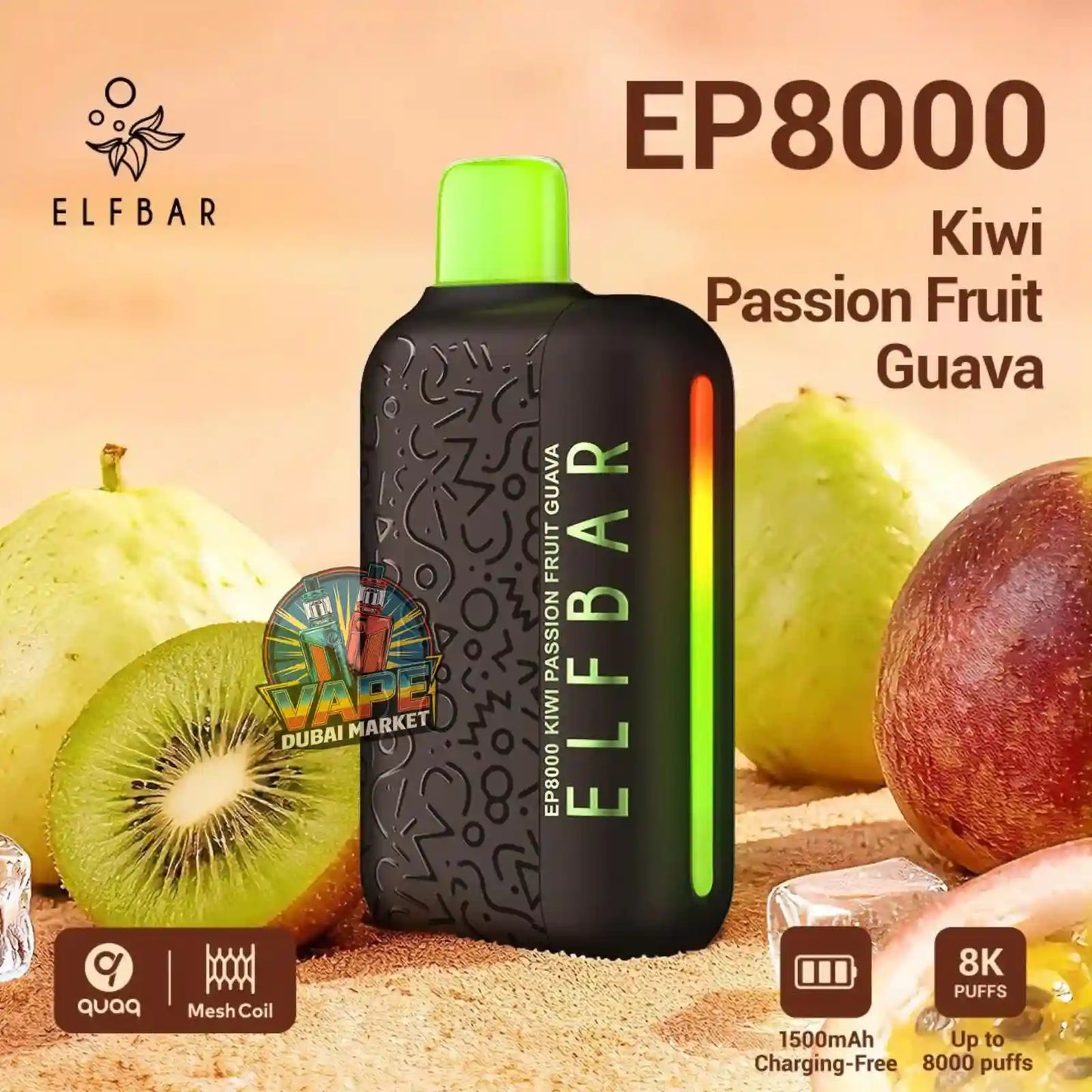 ELF Bar EP8000 Puffs Disposable Vape in Dubai