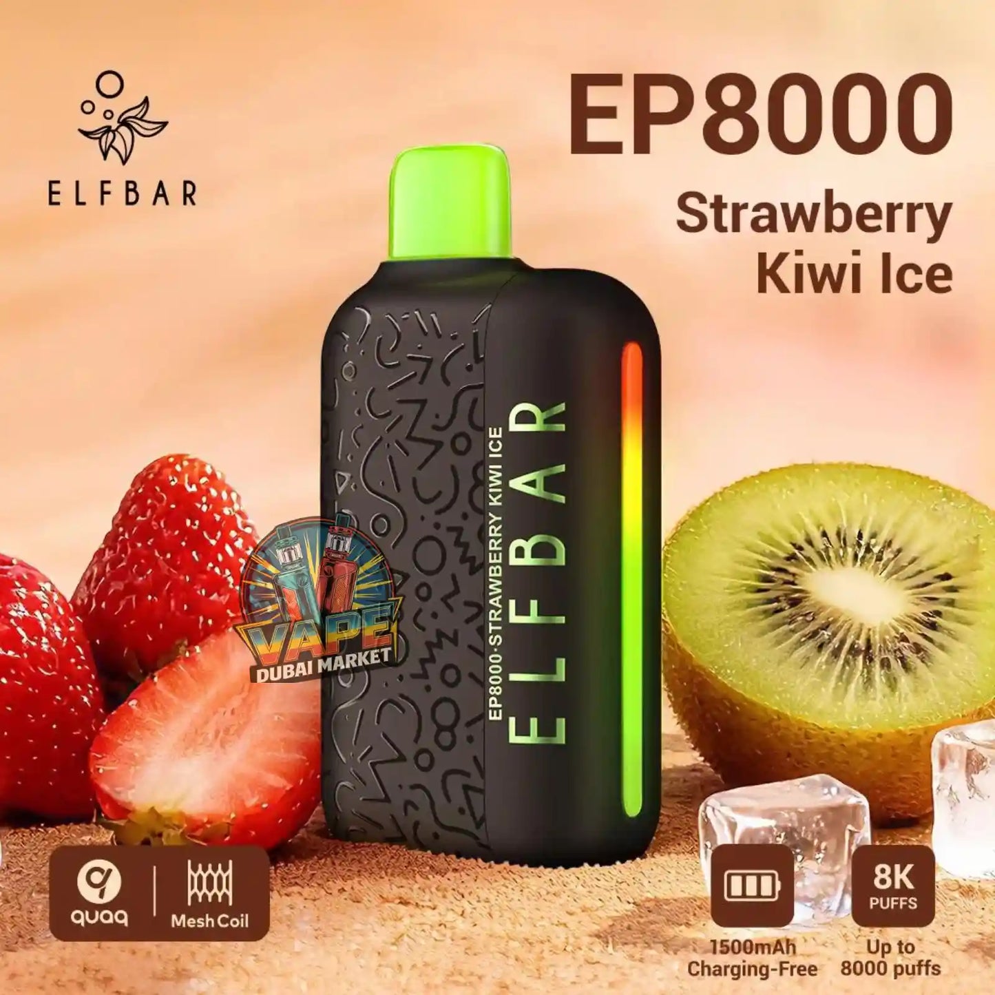 ELF Bar EP8000 Puffs Disposable Vape in Dubai
