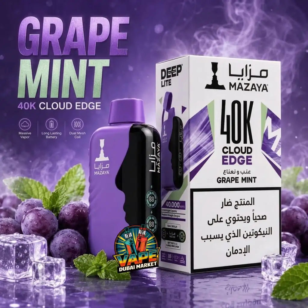 Mazaya Cloud Edge 40000 Puffs 20MG Nicotine Vape in Dubai
