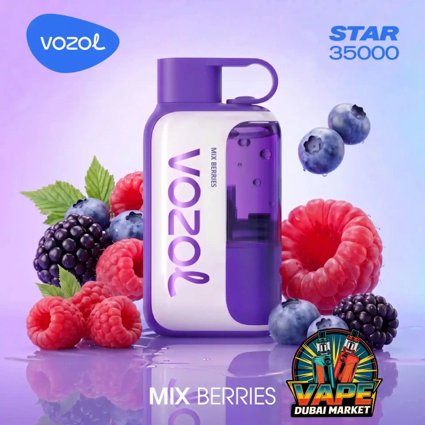 Vozol Star 35000 Puffs Disposable Vape 50mg In UAE