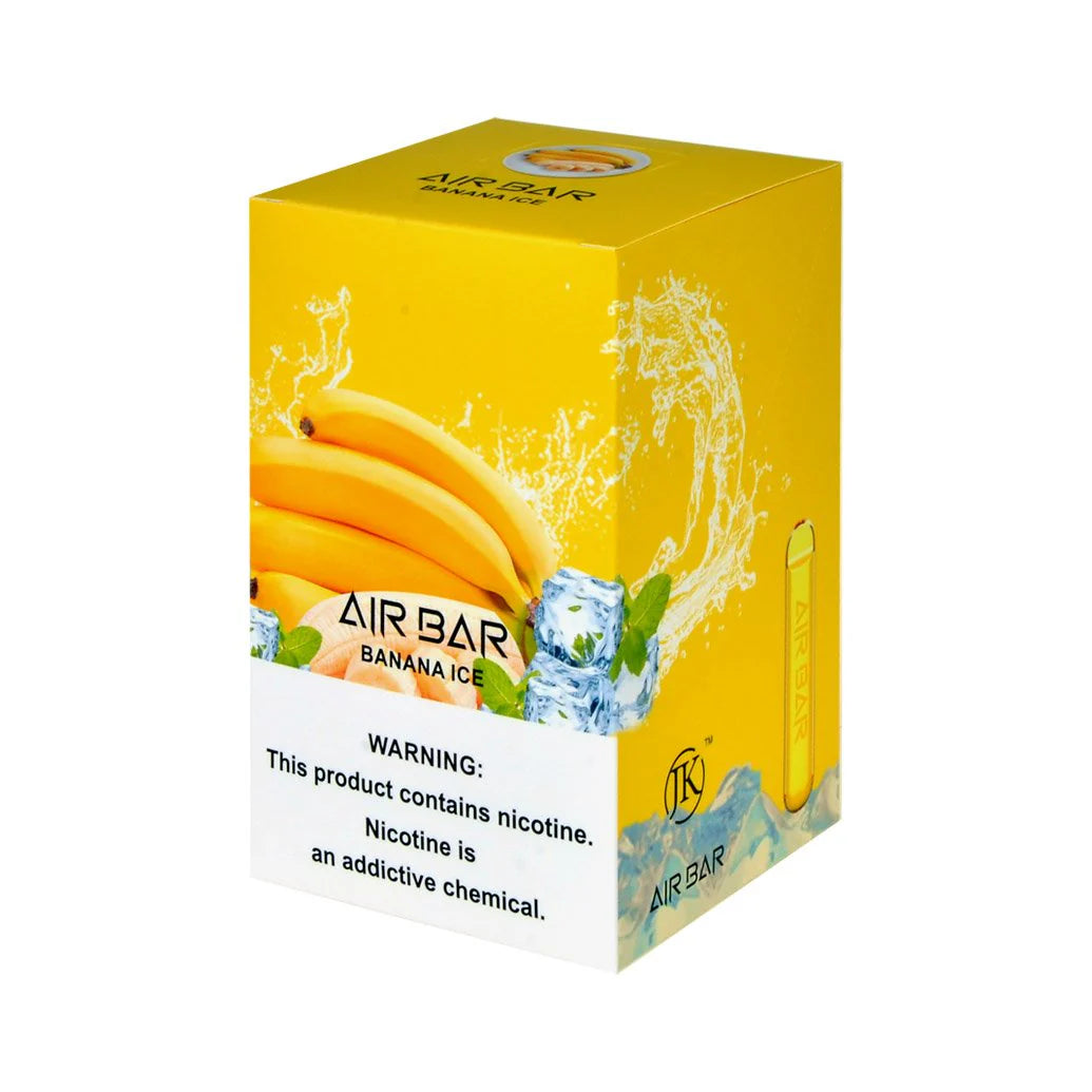 Air Bar Disposable Vape Banana Ice flavor retail box in UAE