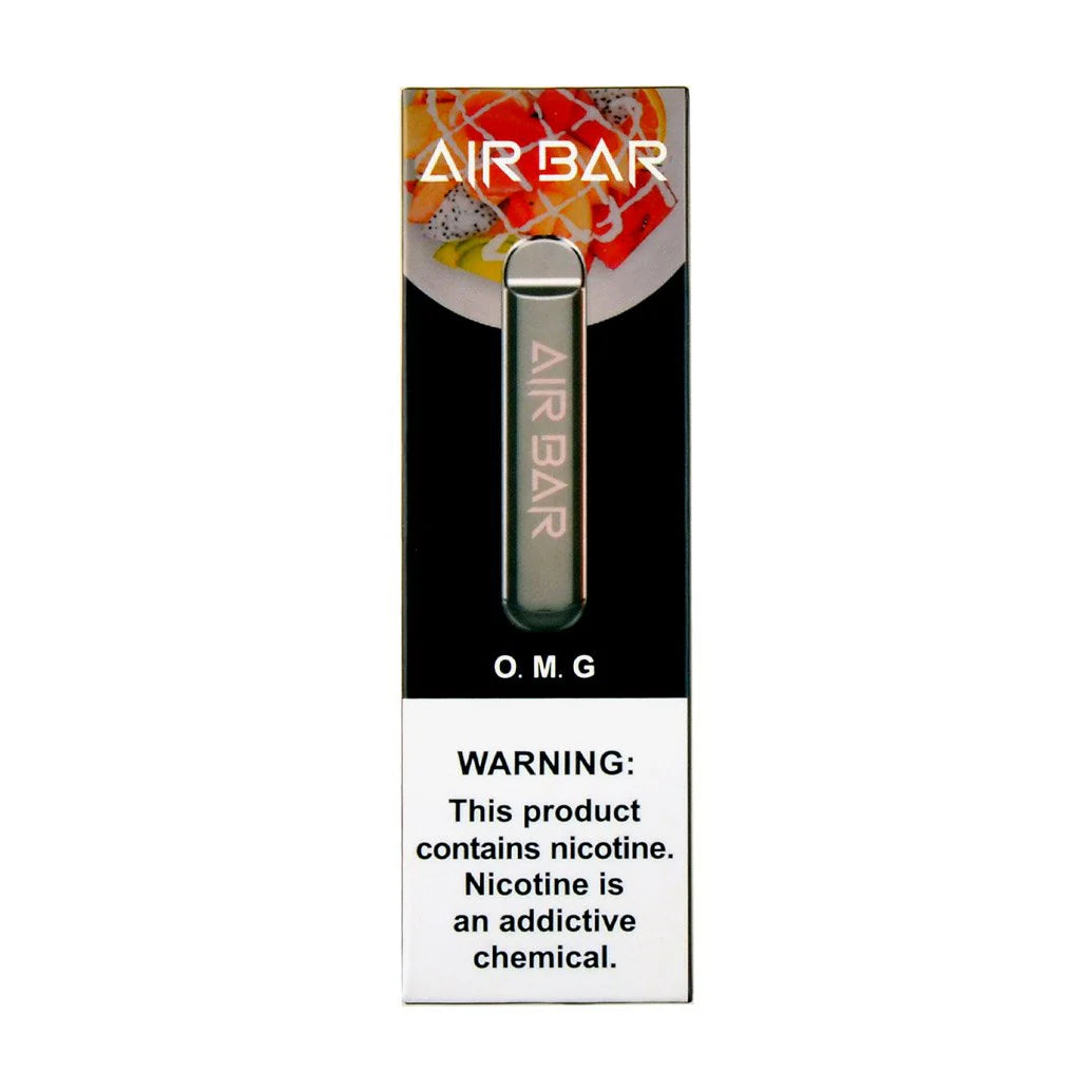Air Bar Disposable Vape OMG flavor box in UAE