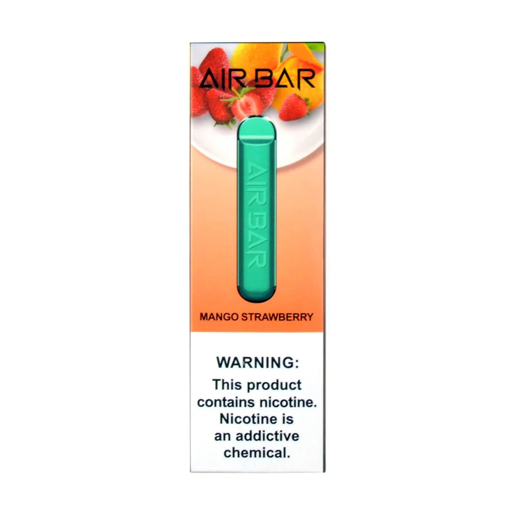 Air Bar Mango Strawberry disposable vape flavor packaging in UAE