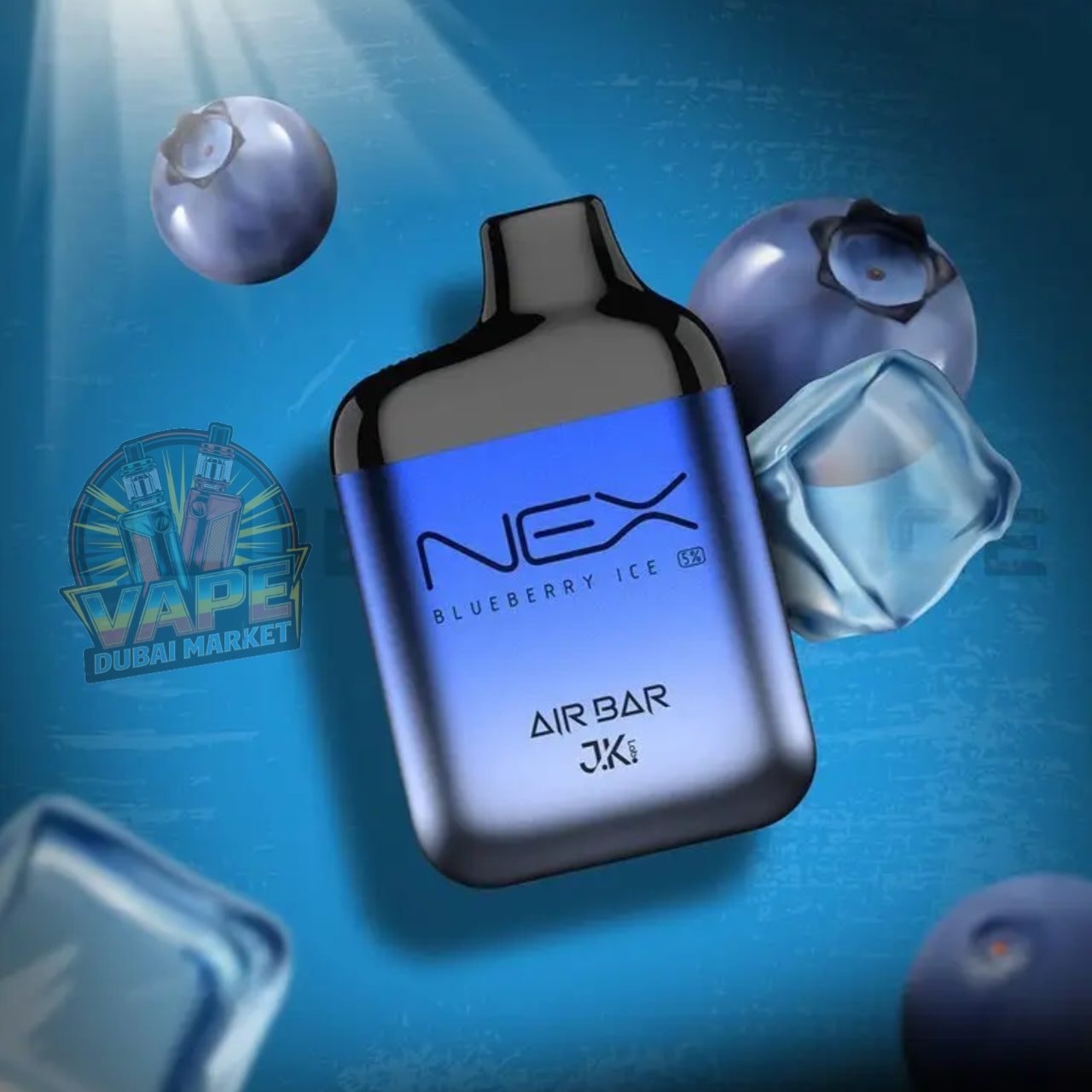 Air Bar Nex Blueberry Ice – disposable vape with blueberry ice flavor