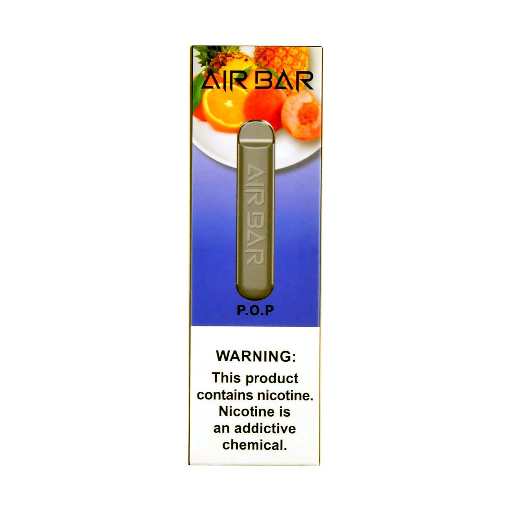 Air Bar P.O.P disposable vape flavor packaging in UAE